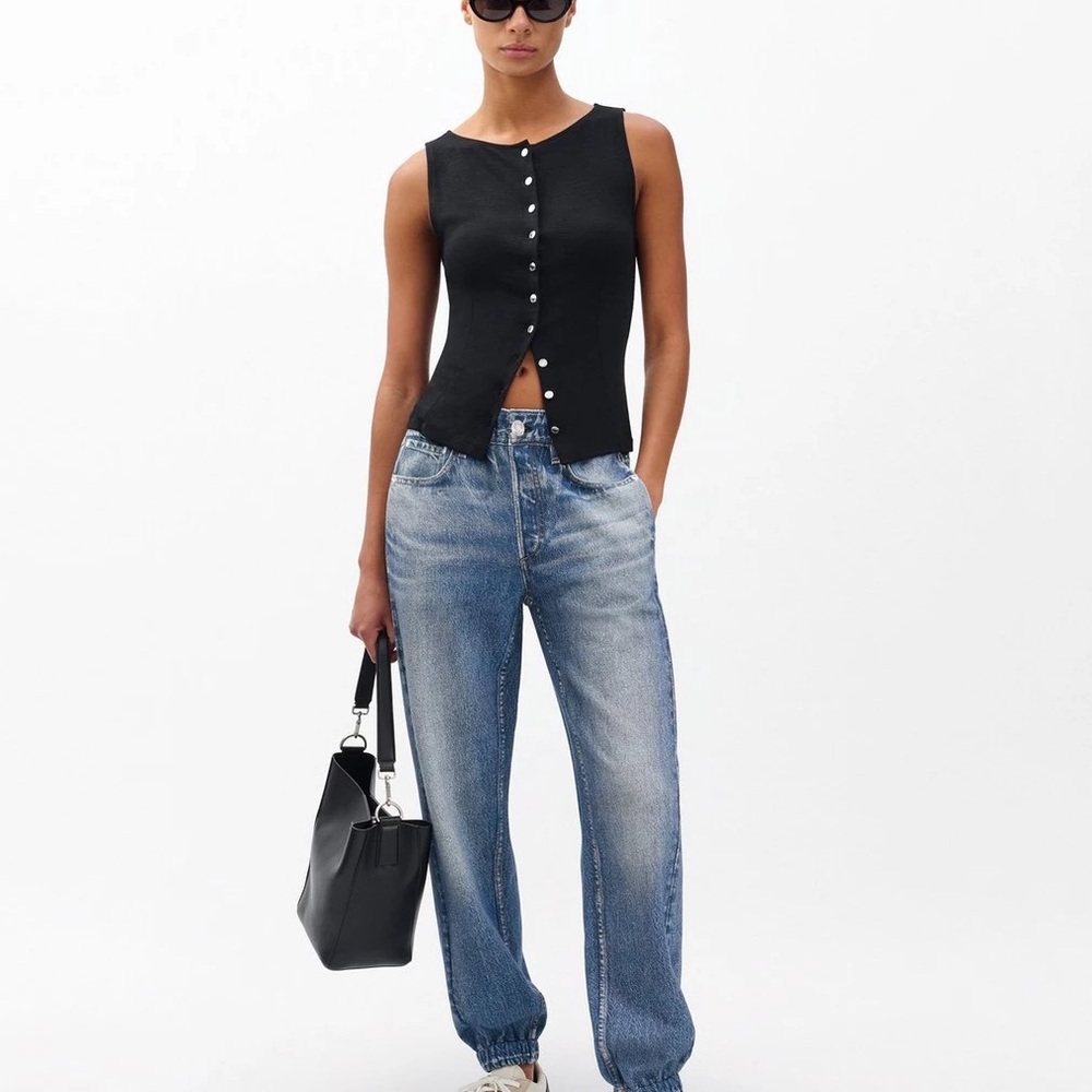rag & bone women s light washed  Relaxed Jeans SWEATPANTS